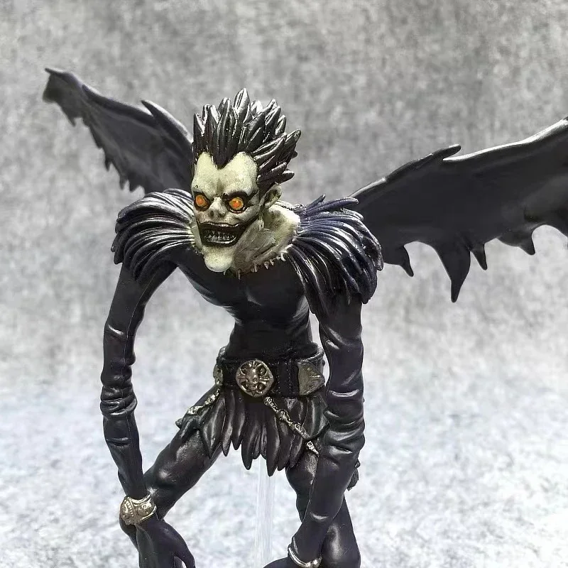 Boa nota de morte anime figuras estátua ryuk rem 23cm pvc ação figureine filme coleção modelo brinquedos para meninos presente 2025 quente novo