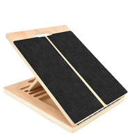 Foldable Wooden Incline Board Adjustable Calf Ankle Stretcher For Home Gym Balance Training Yoga Pilates Equipment