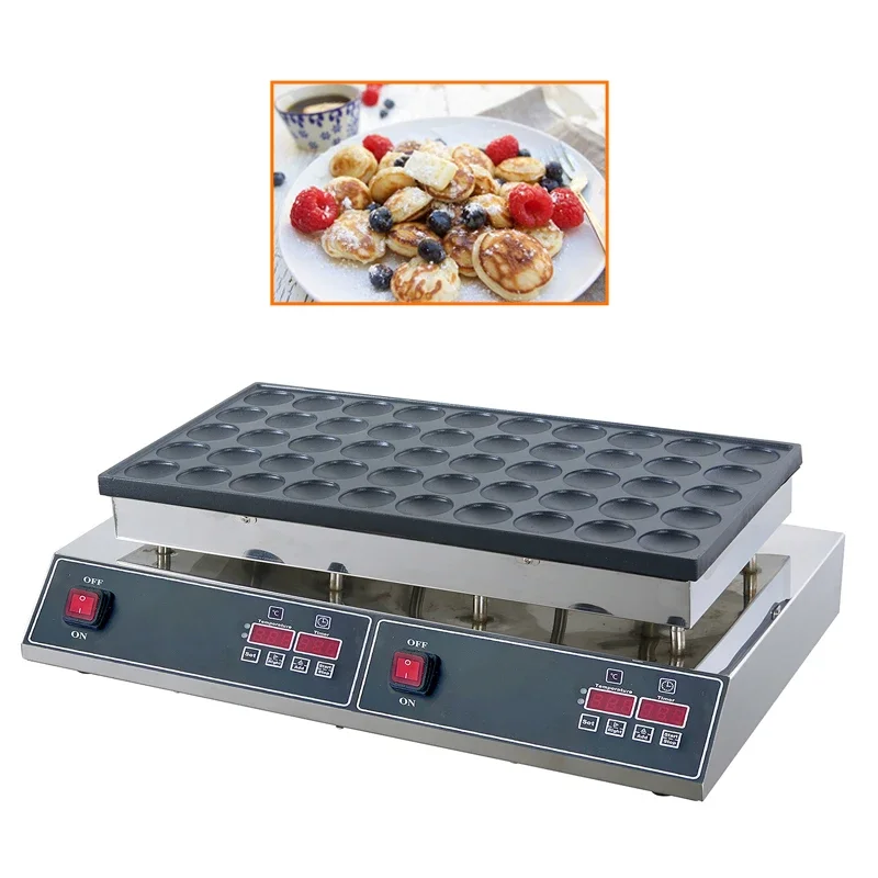 

Electric 25pcs Mini Dutch Pancake Baker Poffertjes Pan Cake Machine Electric Mini Pancake Dutch Maker