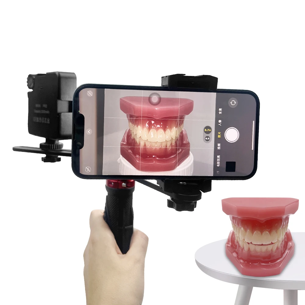 Dental Oral Photography LED Lamp Oral Filling Flash Light Phone Photo Video Flashlight Lighting Dentistry Equipment Bluetooth