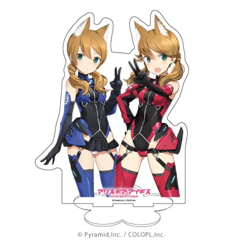 Popular Anime Alice Gear Aegis Acrylic Stand Cute  Accessories Children Holiday Fans Gift