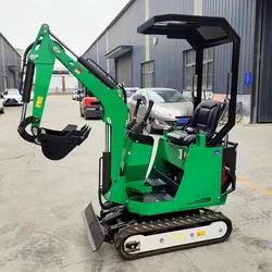 Preço de fábrica personalizado China Pequena máquina de esteira hidráulica Escavadeira Mini Escavadeira 0,9 Ton Minibagger Bagger Digger