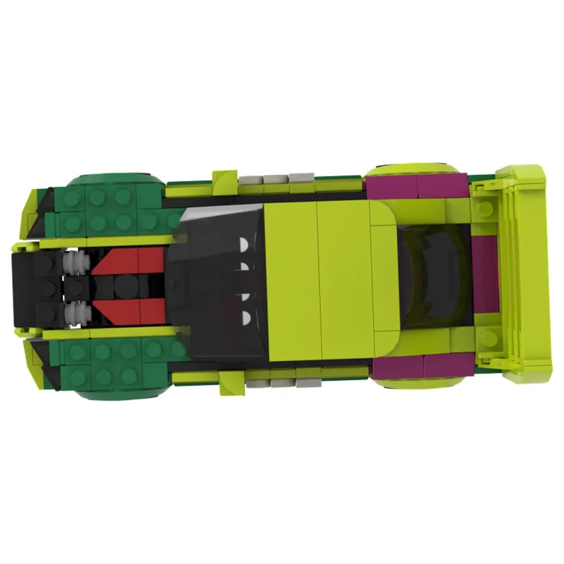 338 PCS Racing Car Nissan Skyline GT-R R34 MOC Customize Modular Building Block Technology Design Kids DIY Holiday Toy Gifts