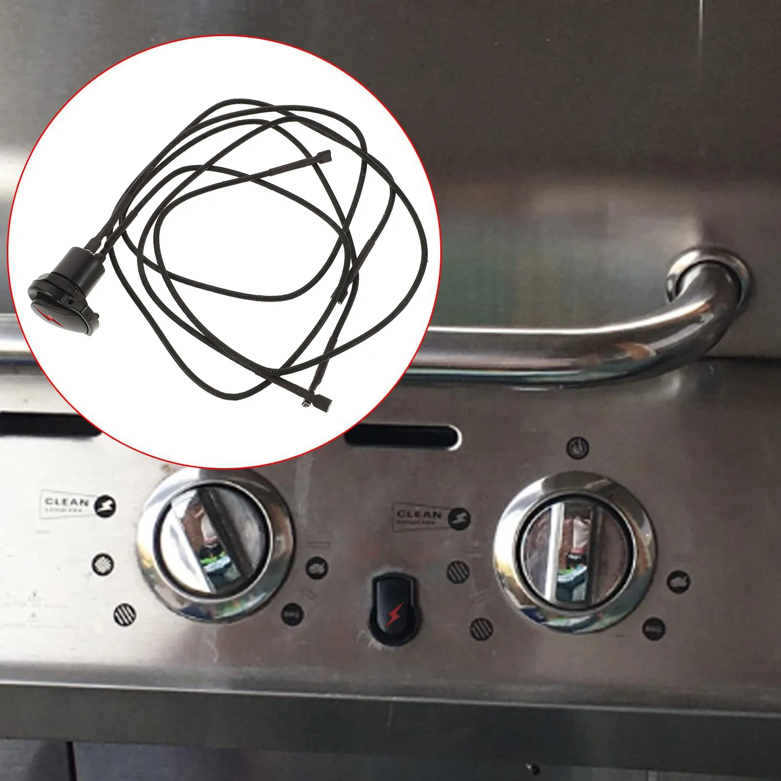 

Electronic Grill Ignition Button Replacement Easy Install Durable Bbq Grill Starter Button for Troubleshooting Igniter