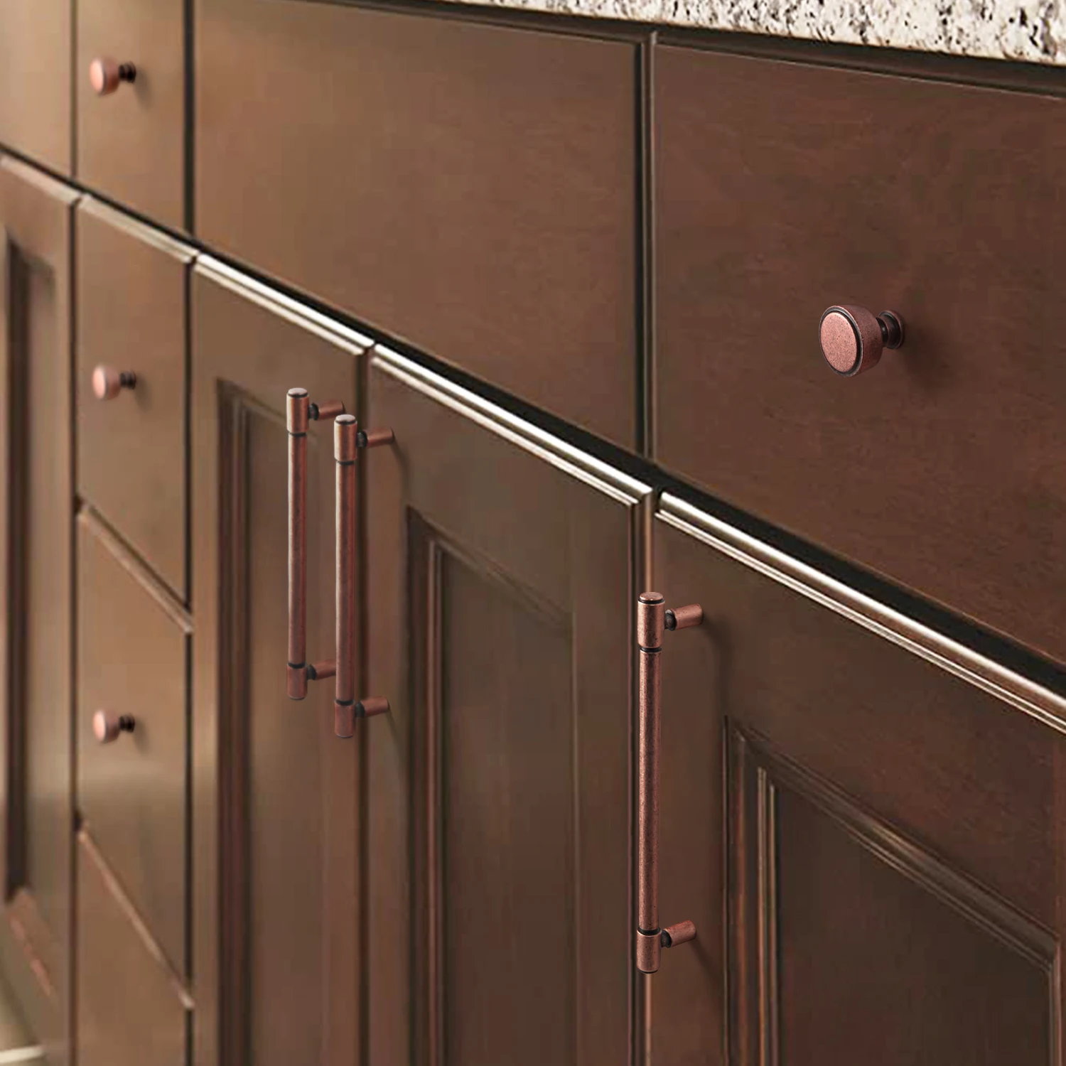 Antique Solid Zinc Alloy Cabinet Pull Furniture Handle Furniture Handle & Knob Drawer Wardrobes Kitchen Handle