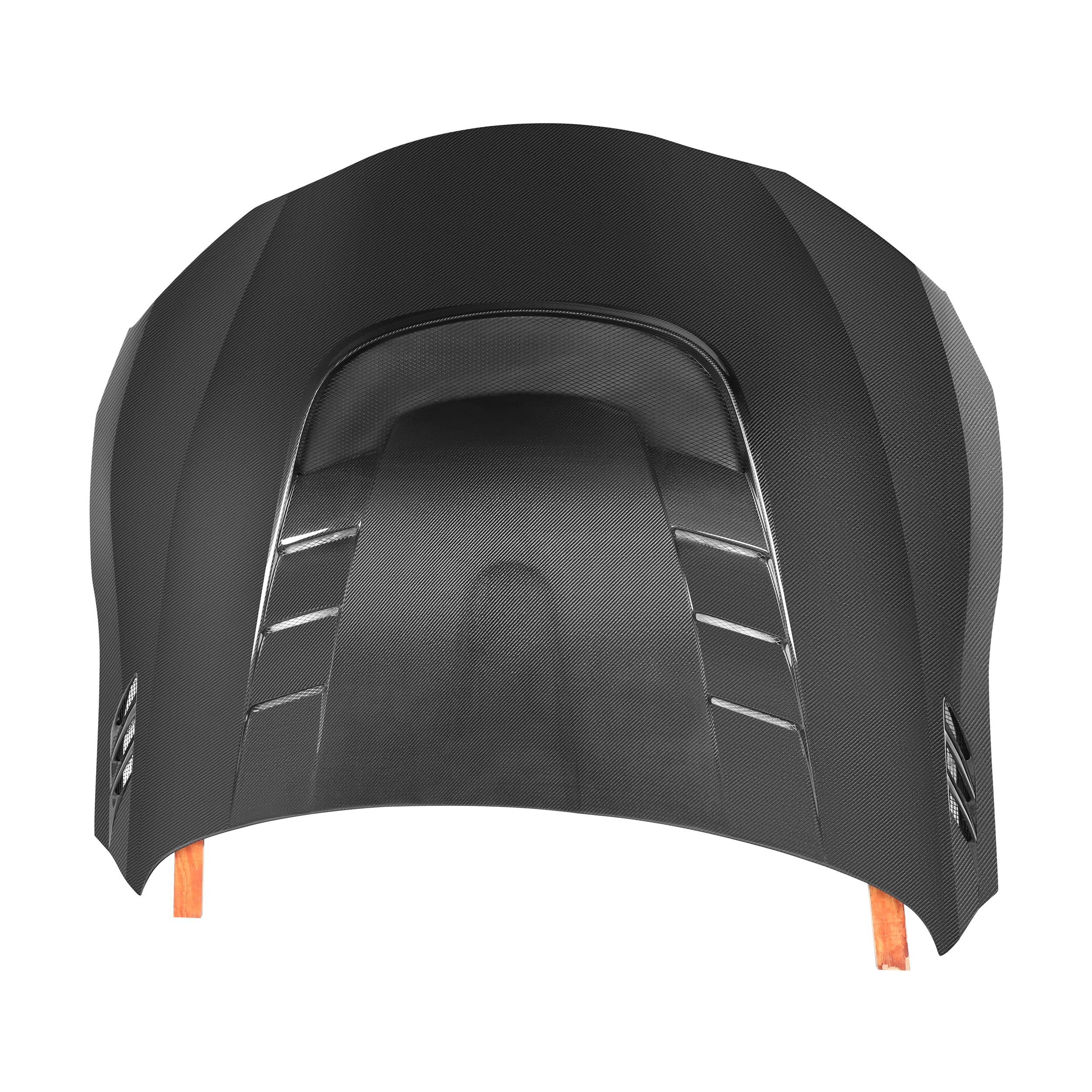 Real Carbon Fiber V Style Carbon Fiber Front Bonnet Hood for Toyota Supra A90  A90 Front Hood