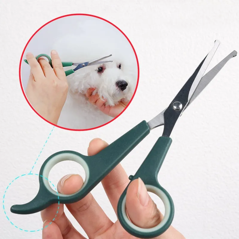

Dog Scissors Dog Grooming Scissors No Hurt Pet Hair Trimmer Trimming Puppy Comfortable Handle Dogs Hair Scissor Pet Grooming