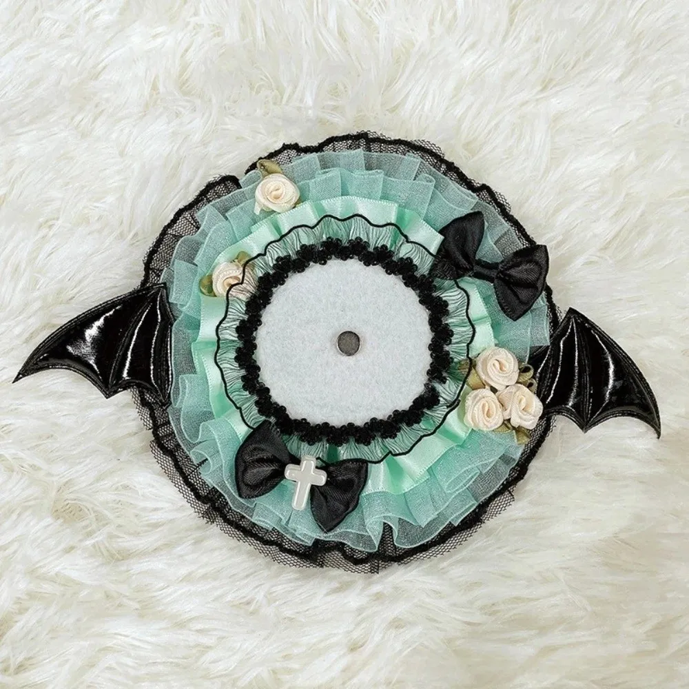 Bow Magnetic Anime Badge Holder Wings Rose Ornate Ribbon Badge Flower Crystal Cross Pins Display Base Ita Bag Accessories