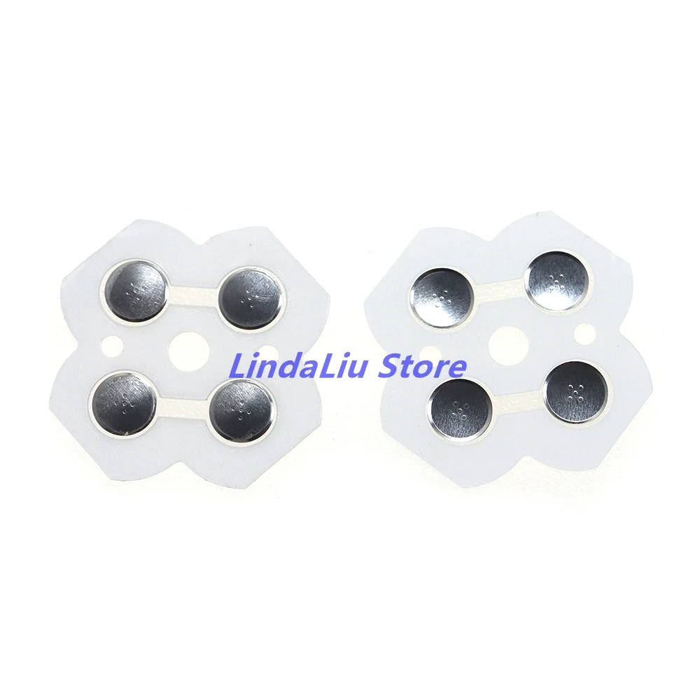 1PCS Cross Key ABXY Button Metal Conducting Strip For 3DS Controller D-Pad Dome Snap PCB board buttons Conductive FIlm