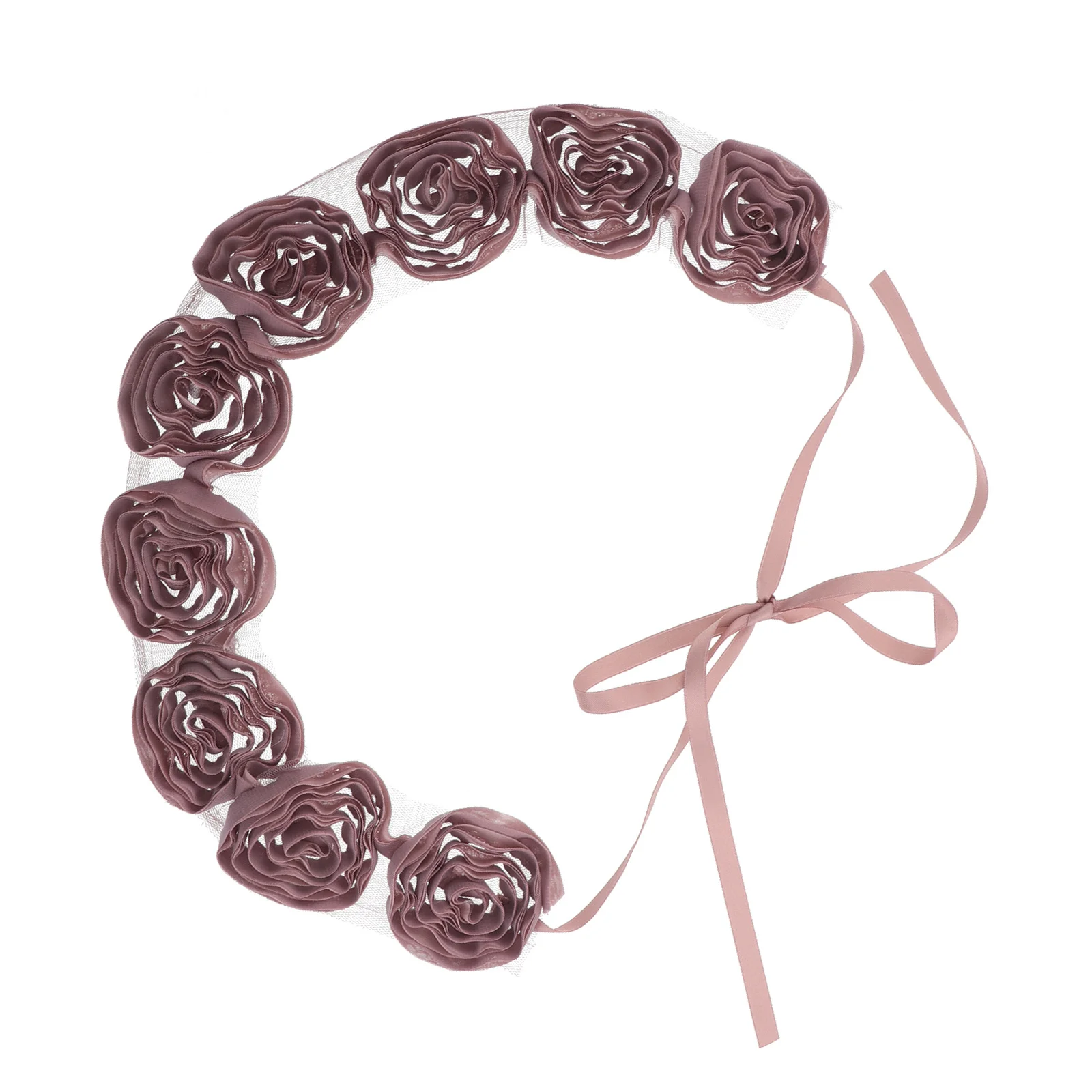 أحزمة الأزهار للنساء فستان مطرز بالورود وشاح حزام الزفاف قابل للتعديل لثوب الزفاف فساتين رسمية أنيقة مساء #1