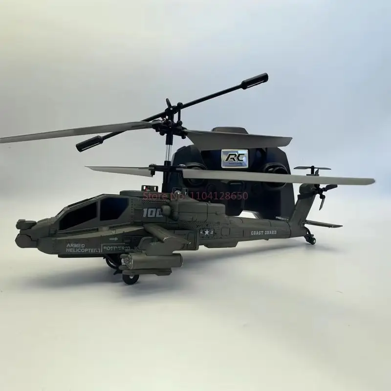 Nieuwe op afstand bestuurbare helikopter Apache vaste hoogte vechter model vliegtuig simulatie drone kinderen jongen speelgoed verjaardagscadeau