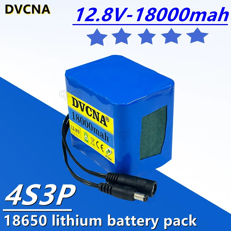 

New 4S3P 12.8V 18000mah 14.8V 18650 Lithium-ion Rechargeable Battery Pack with Built-in BMS Intelligent Protection Board