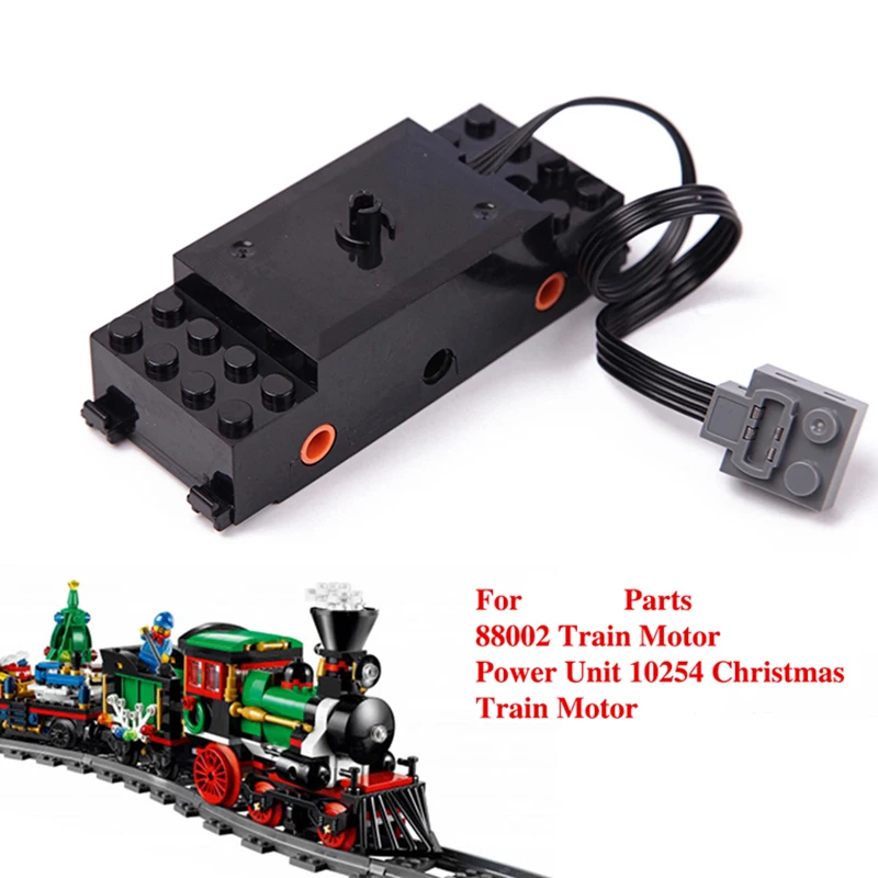 Technical Parts Christmas Train Motor Multi Power Functions Tool PF Model Sets Building Blocks Compatible All Brands DIY Toys