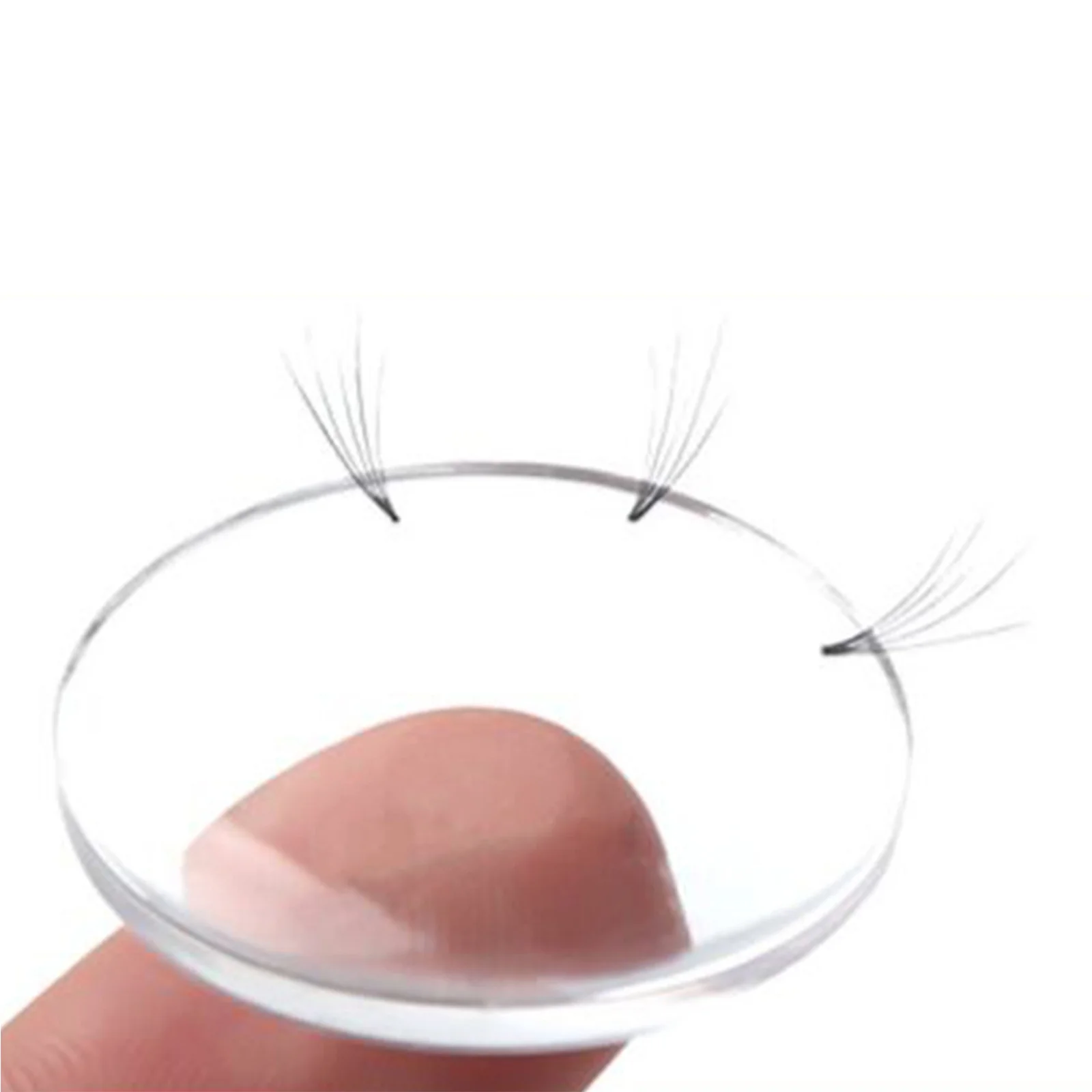 6-teiliges Silikon-Wimpernpads, mehrere Formen, Übungsset für Wimpernverlängerungen, rutschfest, Organizer für falsche Wimpern, für Make-up-Künstler, Anfänger