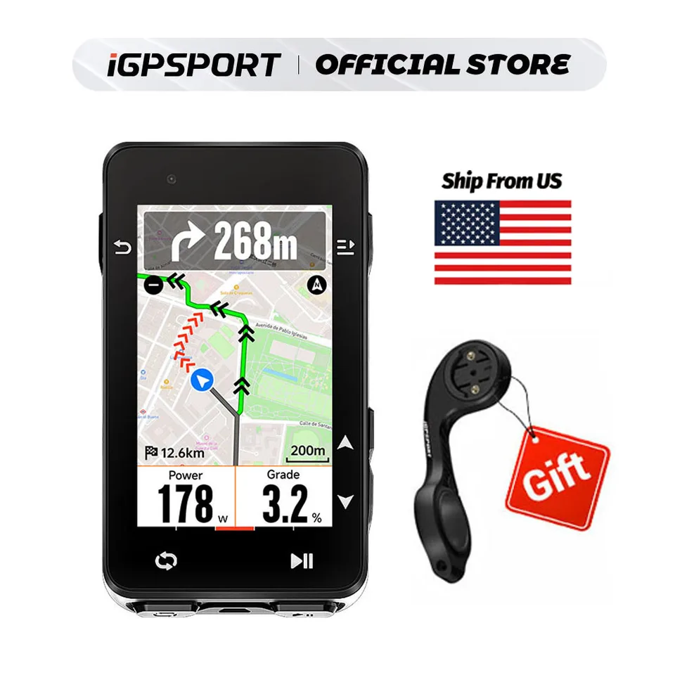 iGPSPORT iGS630S Cycling Computer Dual Band Global GPS Signal Map