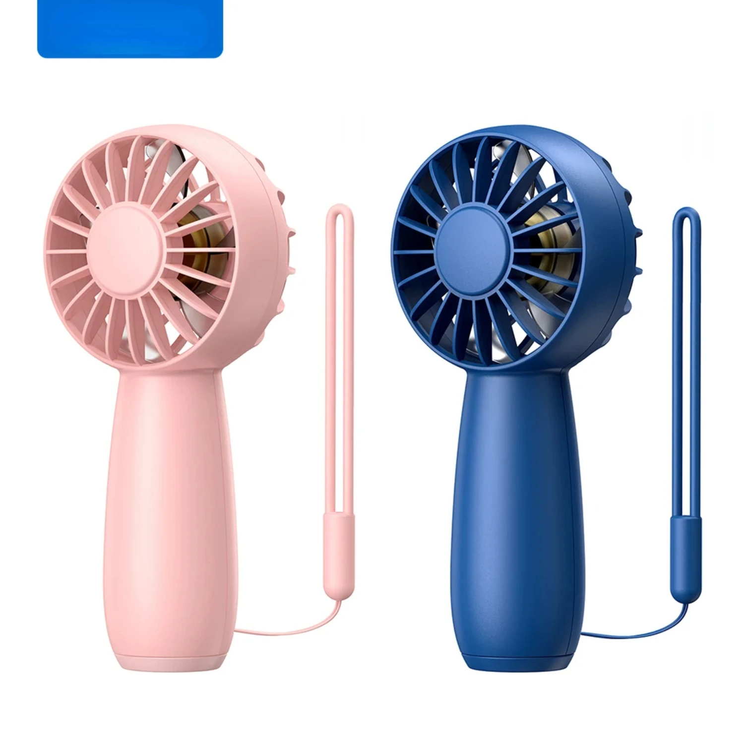 New Portable Rechargeable Mini Handheld Fan - Compact, Lightweight, and Convenient - 3 Adjustable Speed Options - Long-lasting 1