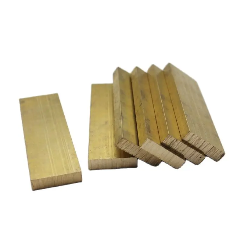 Brass Flat Bar Sheet Plate Solid CNC Block Machining Mill Metal 0.5mm 0.8mm 1mm 3mm 4mm 5mm 6mm 8mm