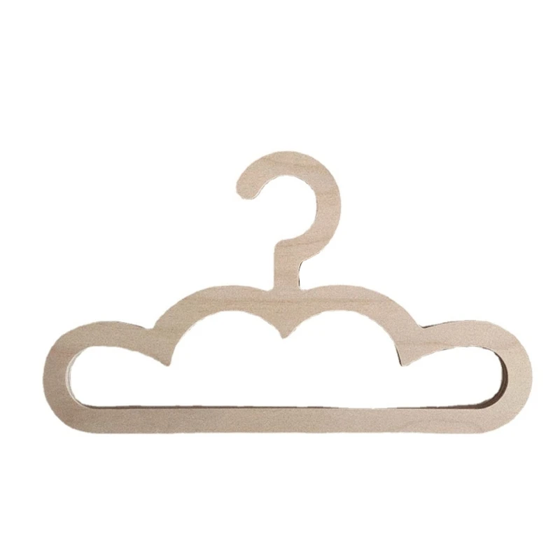 INS Nordic Wooden Bear Cloud Clothes Hanger Wall Hanging Coats Rack Baby Clothings Storage Display Drop shipping