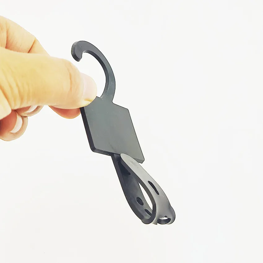 Clip di Fissaggio in Plastica, Ganci per Esposizione di Prodotti in Pelle, Accessori per Abbigliamento, Confezioni HK8