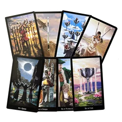 Inglês Runes Adivinhação Cartões, 12x7cm Deck, Profeta para Iniciantes com Guia Livro, Jogos de Entretenimento, Alta Qualidade