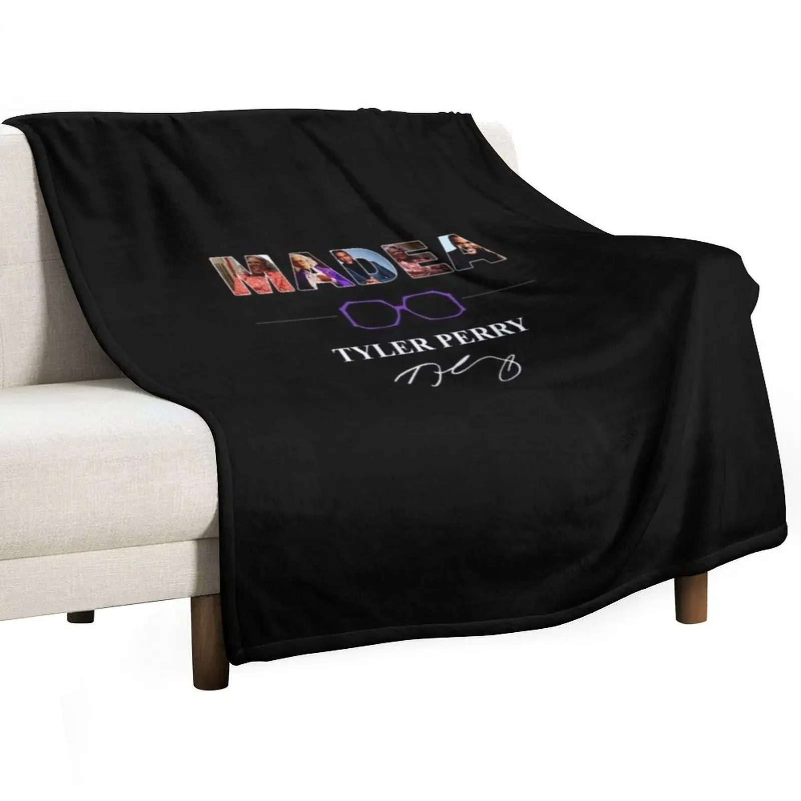 

Madea Tyler Perry Gift T-Shirt Throw Blanket Vintage Retros Thins Hairy Blankets