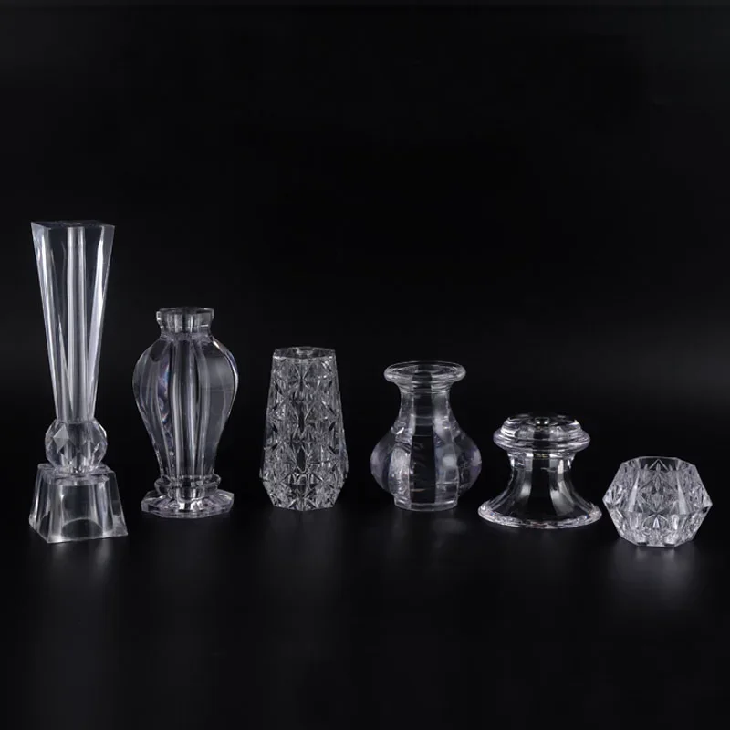 4 Piece Acrylic Crystal cabinet Glass Tea TV Cabinet Feet Coffee Table Support Legs Furniture foot