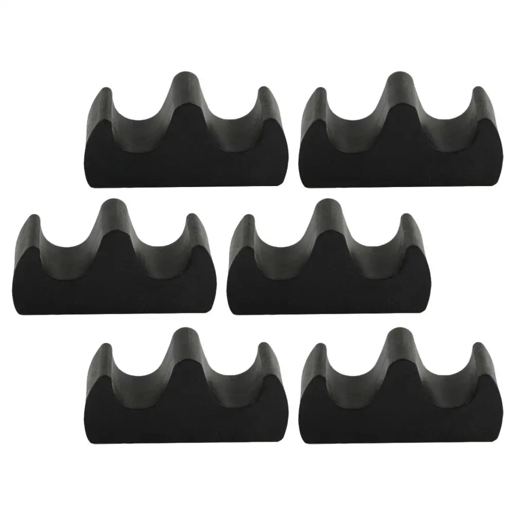 

6 Pcs Calligraphy Pen Rack Brush Holder Practical Plastic Display Stand Decorative Black Supplies Chinese Brush Rack Writing