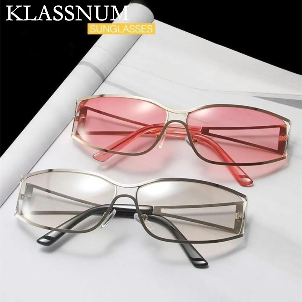 

New Fashion Vintage Sunglasses Women Men Punk Goggle Y2K Sports Designer Driving Sun Glasses UV400 Shades Female Outdoor Eyewear