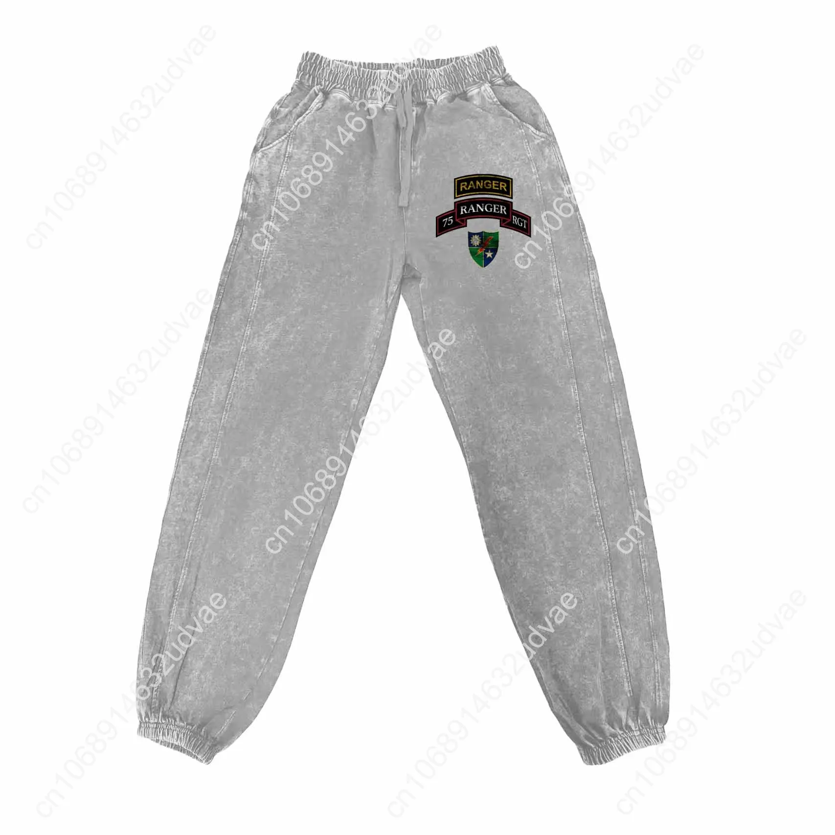 Army 75th Ranger rgt Pants Man Woman Teenager Retro Trousers Cotton Elastic Sweatpants Pattern Customized Pant with Pocket