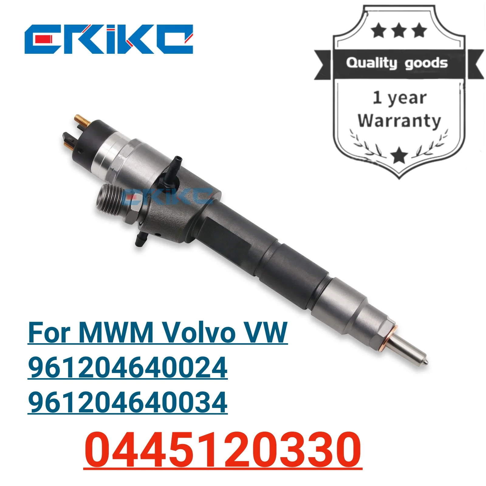 

0445120330 Auto Car Fuel Injector 0 445 120 330 Injection Rail 0445 120 330 for MWM Volvo VW 961204640024 961204640034