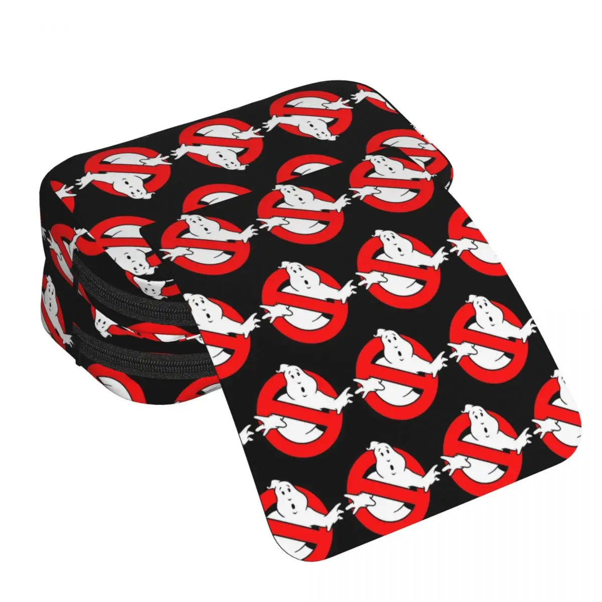 The GhostBusters Logo Pattern Pencil Case for Studen Gifts Pen Box Pencil Bag Stationery Supplies Pen Holder Bag