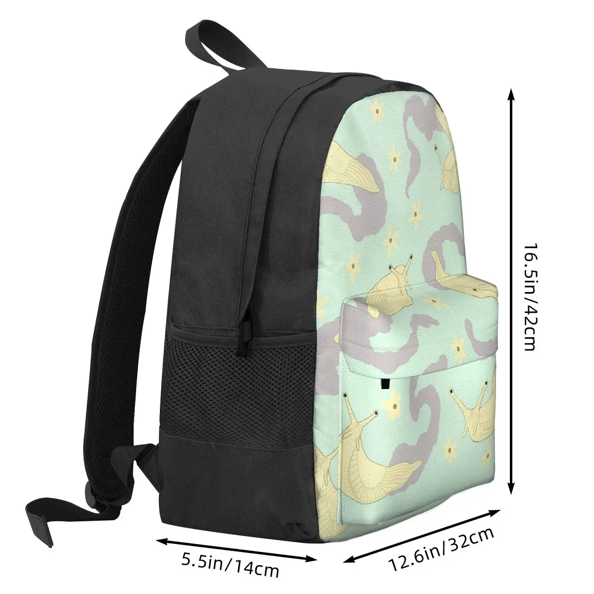 Banana Slugs With Swirly Slime Trails Backpack Hot Sale Daypack Large Capacity BookBag School Bag Shoulder Bags for Men Women