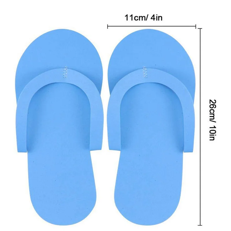 ペディキュア用使い捨てフォームスリッパ 12/24/36ペア ランダムカラー ビーチサンダル フットケアスリッパ サロン スパ ホテル ゲスト用