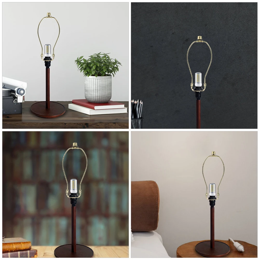 

Lampshade Holder Bracket Lamp Shade Frame Replacement Metal Lamp Harp Durable Light Fixture Accessory Easy Install Fit All Sizes