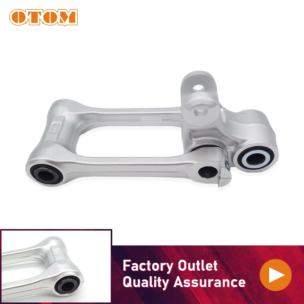 OTOM 2024 Motorcycle Linkage ARM Pull Rod Triangle Lever Forged Aluminum Rear Suspension Shock Absorber Swingarm For YAMAHA YZF