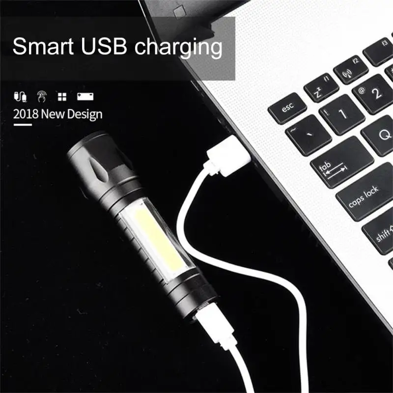 Flashlight Waterproof Mini Led Flashlight Zoomable Portable Tactical Flashlight Aluminum Alloy Lantern Strong Lamp 2000lm