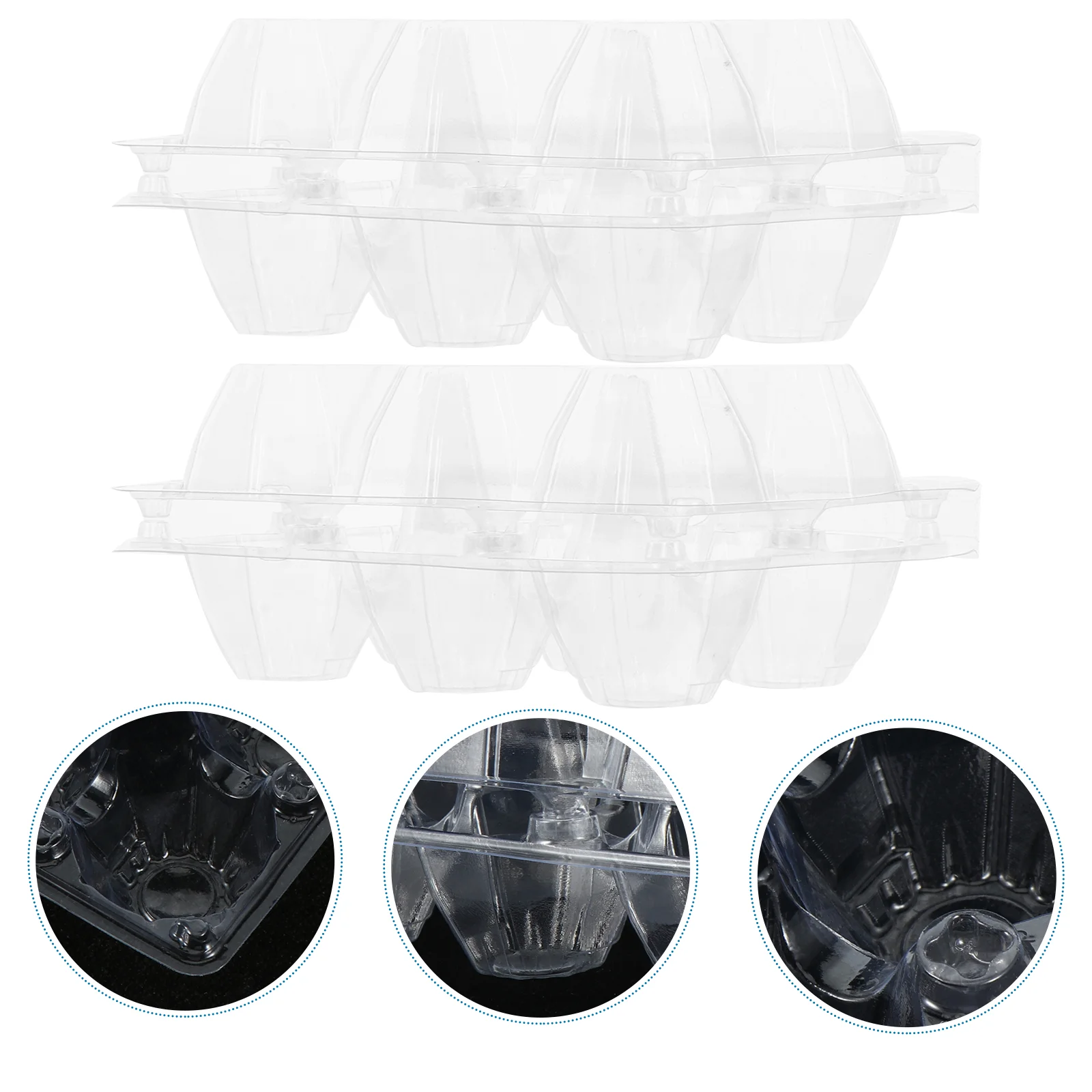 

20 Pcs Giant Blister Egg Tray Travel Eggs Storage for Countertop Plastic Organizer Refrigerator