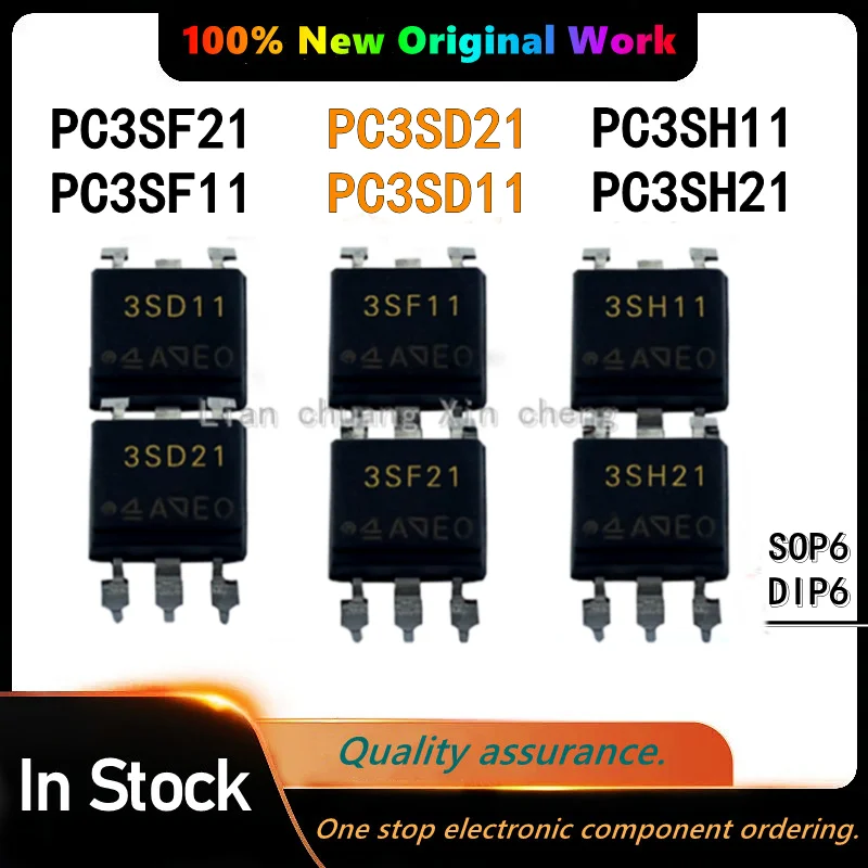 10Piece 100% Original PC3SF21 PC3SF11 PC3SD21 PC3SD11 PC3SH11 PC3SH21 SOP-6 DIP-6 New IC Chip