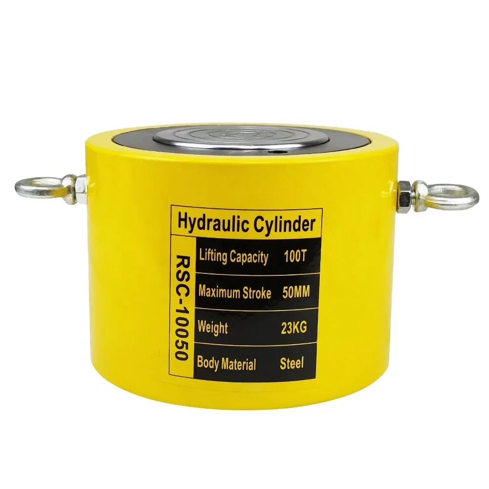 

RSC-10050 100ton Single Acting Hydraulic Cylinders OEM and ODM Supported Low Lifting Jack