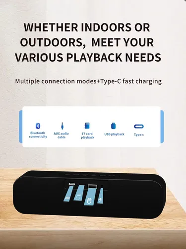 Imagen 2 del producto Altavoz Bluetooth con reloj inteligente tres en uno, superficie de espejo LED de alta definición, ajuste de tres niveles, función de radio FM