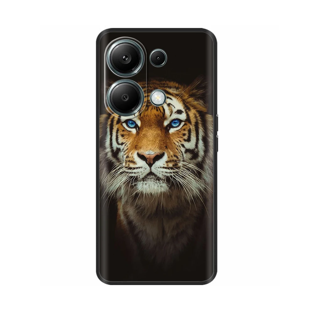 Coque arrière en silicone souple pour Xiaomi Redmi Note 13 Pro, coque fleur, pare-chocs, mode, 4G