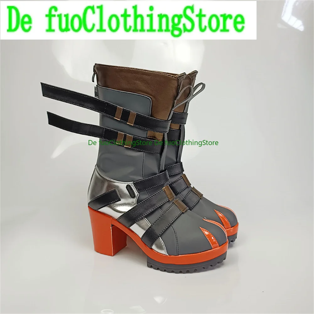Alban Knox-zapatos de Cosplay, botas, juego de Anime, fiesta, Halloween, Navidad, Defu, tienda de zapatos