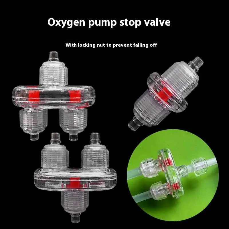 2Pcs Durability Aquariums Fish Tank Oxygenation Pump Check Valve Oxygen Pump One-Way Check Valve For Fish Tanks Oxygen Supply