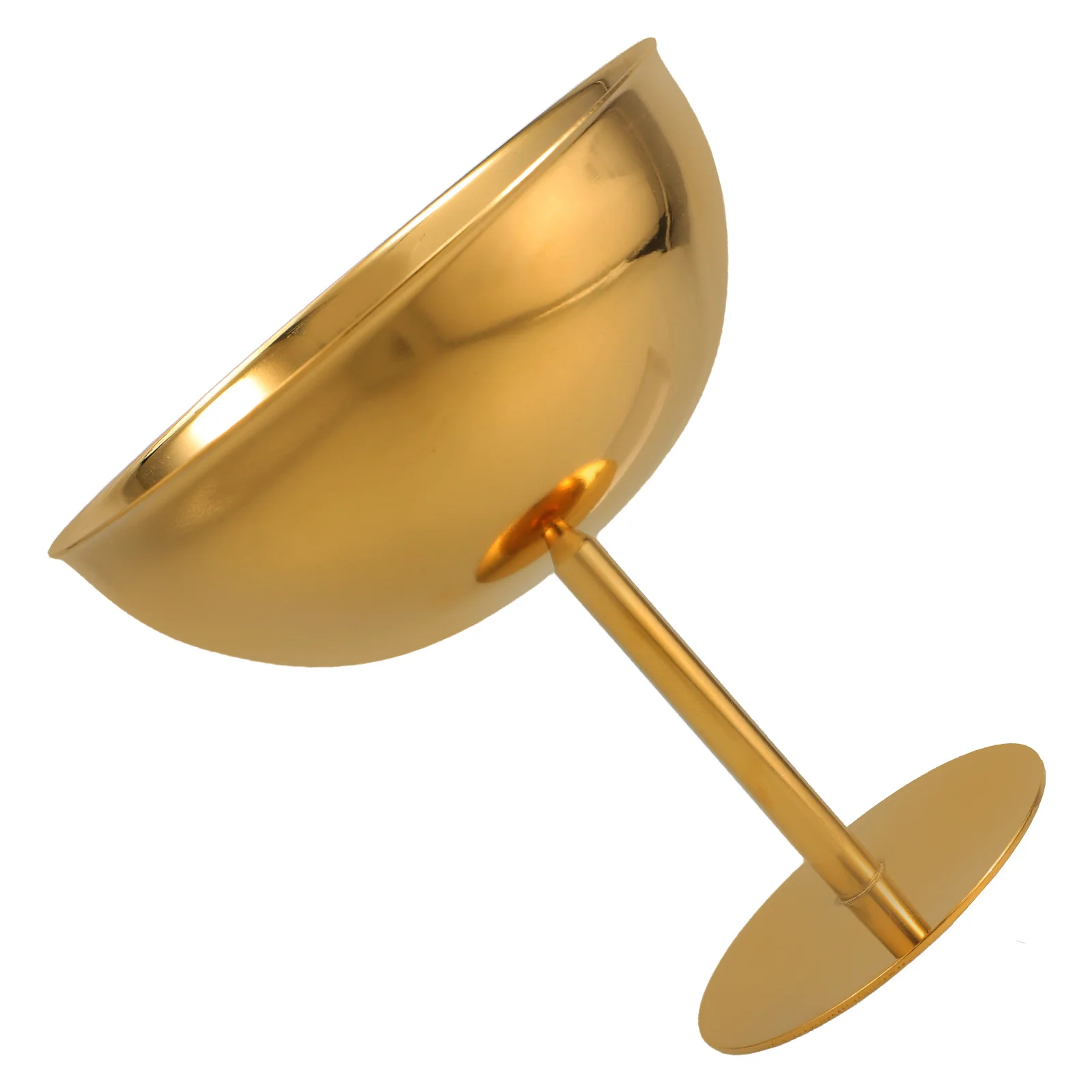 

Stainless Steel Ice Cream Dessert Bowl High Footed Elegant Presentation Resistant Wear Tear Perfect for Bars Ktv Home Parties