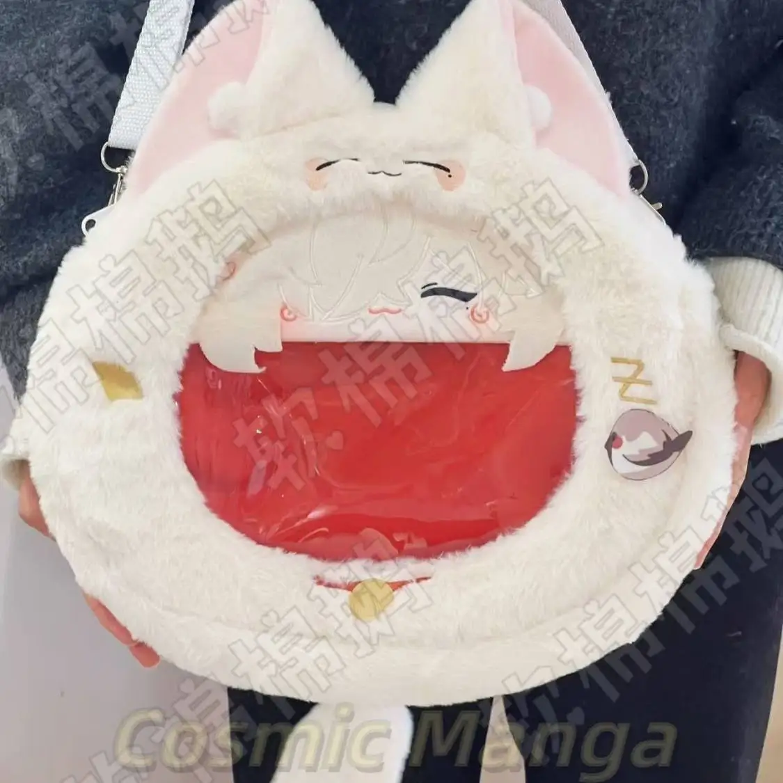 

Плюшевая сумка-итабэг с большим ртом в стиле аниме Honkai: Star Rail Jingyuan Kawaii, косплей-рюкзак для студентов, игровая сумка через плечо, подарок на день рождения