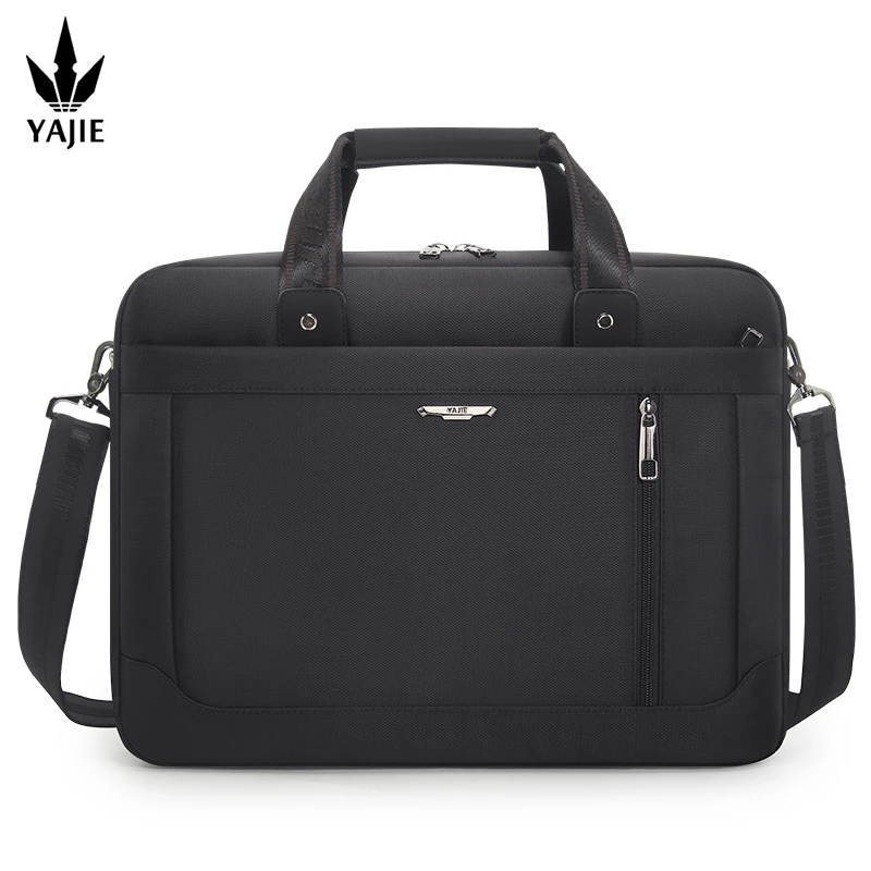 Large Briefcases For Men Canvas Tote Bag 15.6 Inch Laptop Case Waterproof Work Bags Business Mens Shoulder Bag Office Messenger