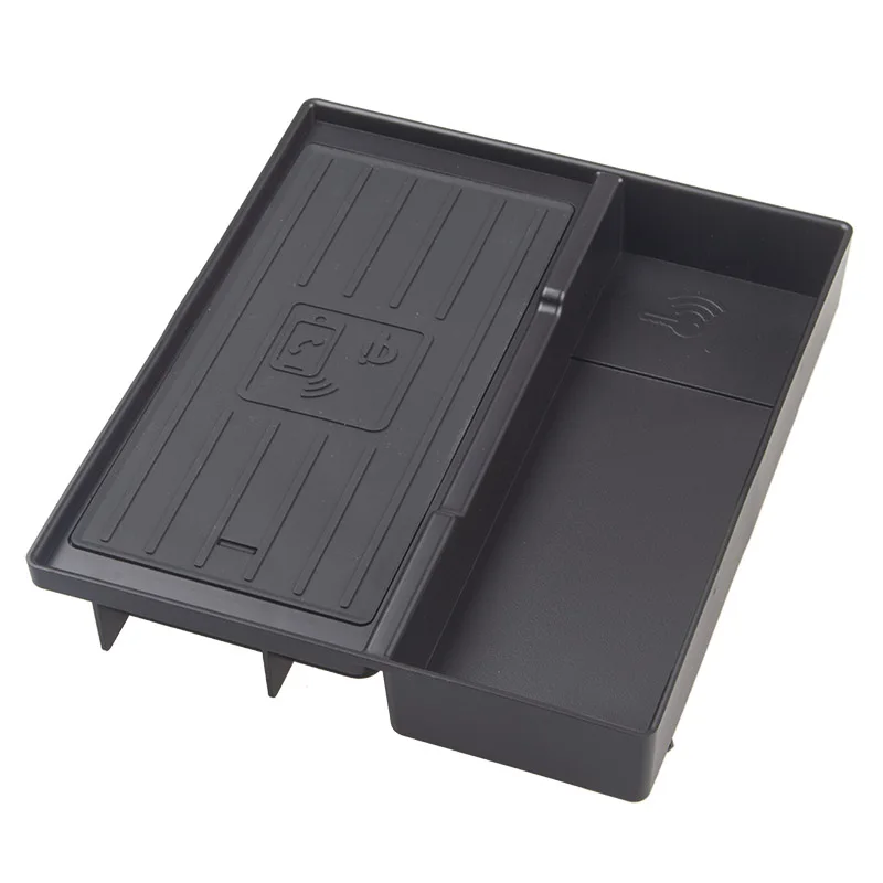 15W Car for Qi Wireless Charger Fast Charging Armrest Box Charging Case Charging Holder For-Audi A6 C8 A7 2019 2020