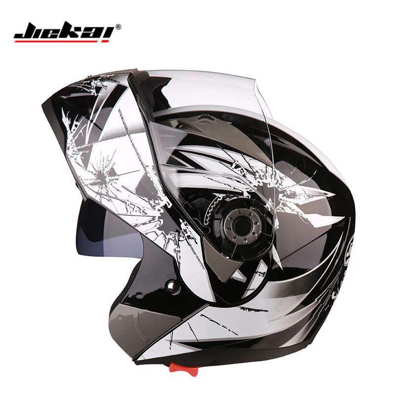 JIEKAI 105 Dual Visor Motorcycle helmets Modular Flip Up Motocross helmet racing double lens capacete casco Motorcycle helmet