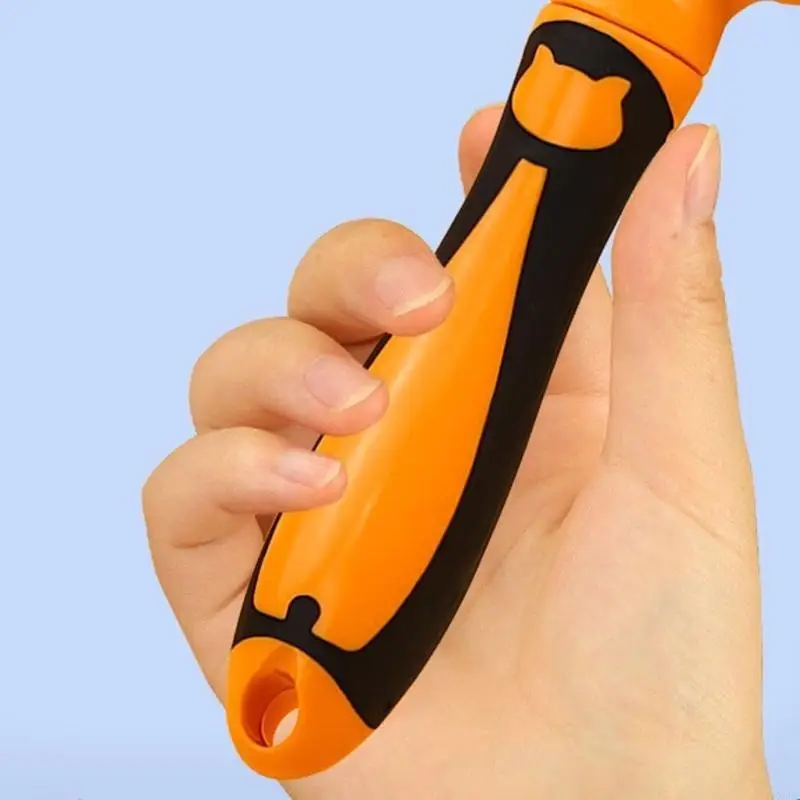 

Щетка-пуходерка для удаления линьки. Улучшает кровообращение. Легко чистится. Удобная ручка. Расческа для ухода за волосами всех