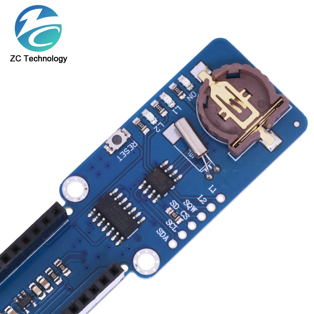 Data Logging Shield For Arduino Nano Logger Recorder Module 3.3V RTC Real Time Clock /Dual Channel Motor Driver Board Nano L298P